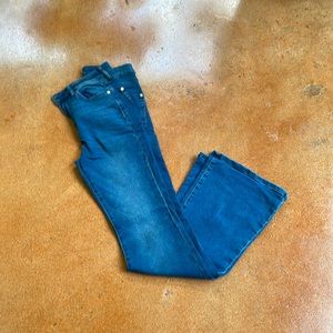 Jennifer Lopez sculpt high-rise flare jeans